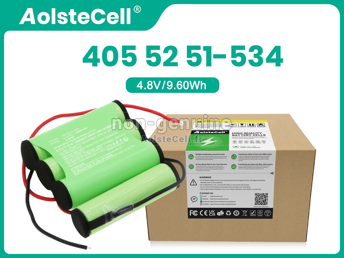 Batterie Pour AEG 405 52 51-53/4
