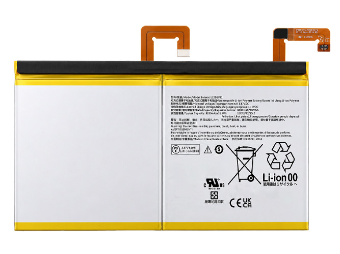 Batterie Pour Lenovo Tab P11 Pro (2nd Gen) TB132FU-ZAB50188US