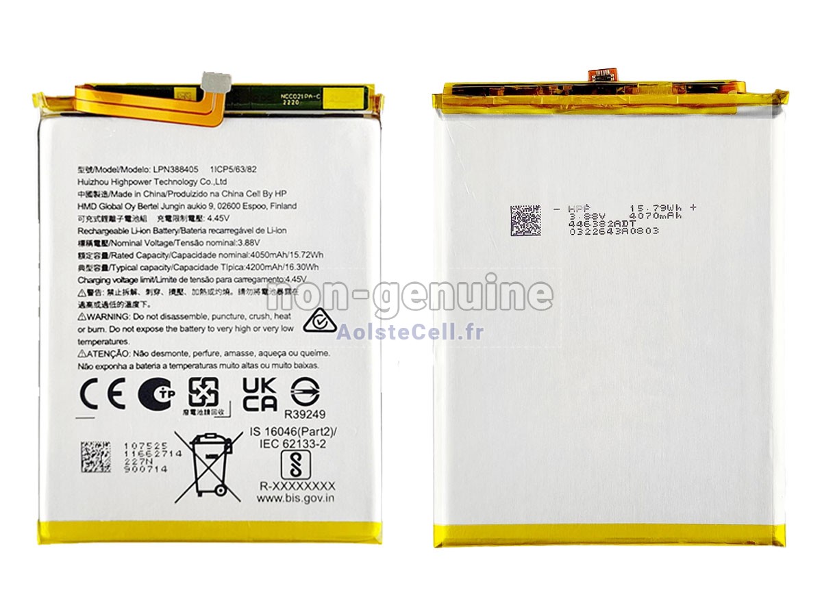 Batterie Pour Nokia LPN388405