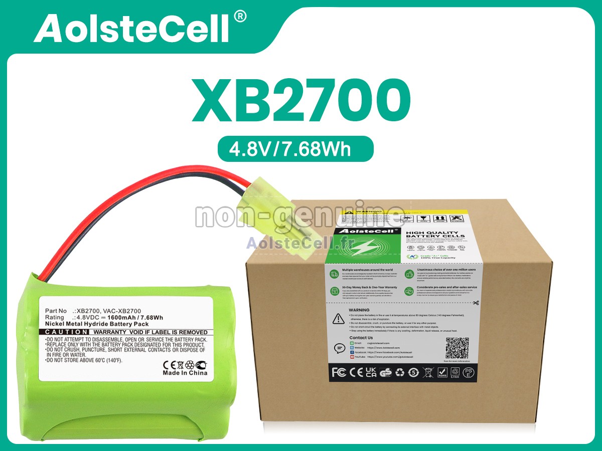 Batterie Pour Shark VAC-XB2700