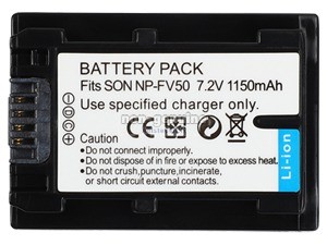 Batterie Pour Sony np-fv50