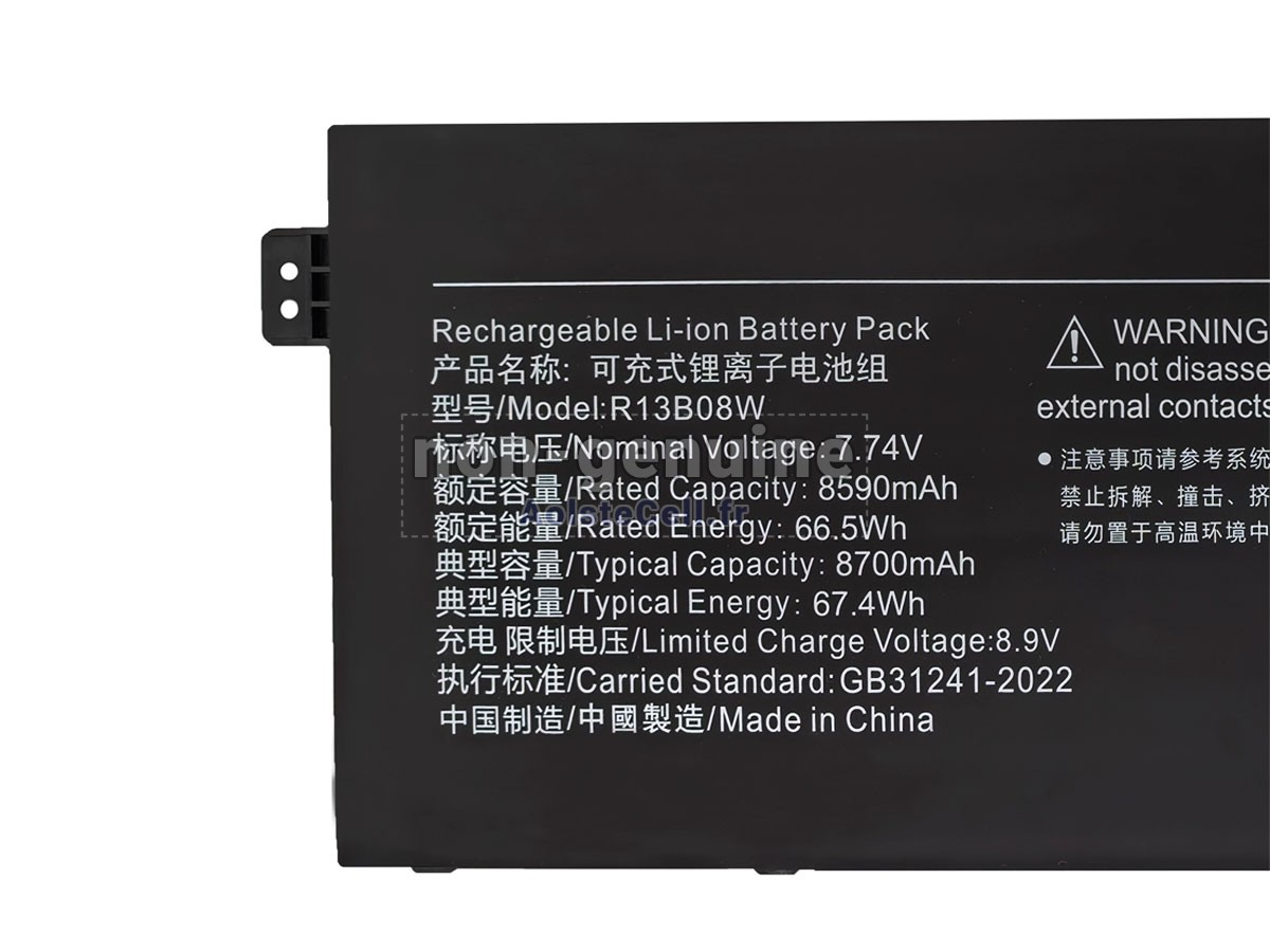 Batterie Pour XiaoMi RedmiBook Air 13.3 inch 2020
